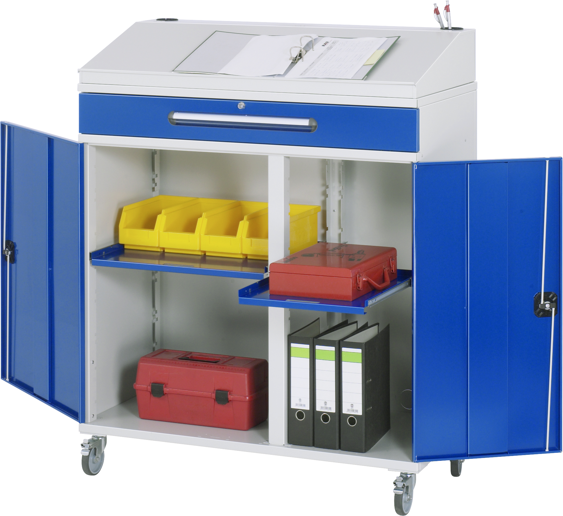 Beistellschrank-Stehpult Modell 02