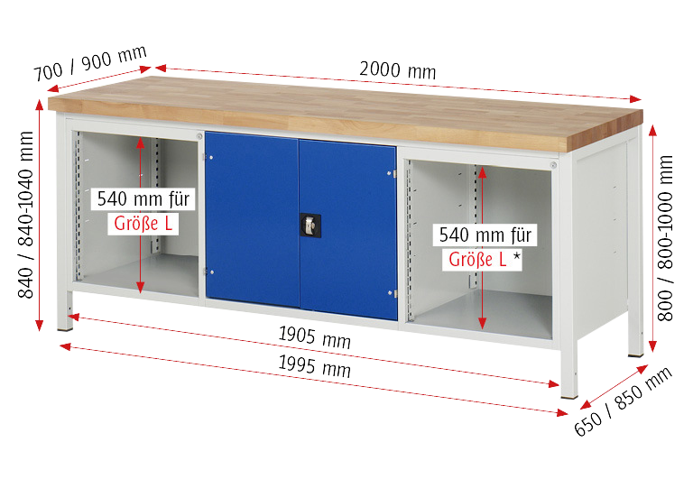 Werkbank Modell 8909