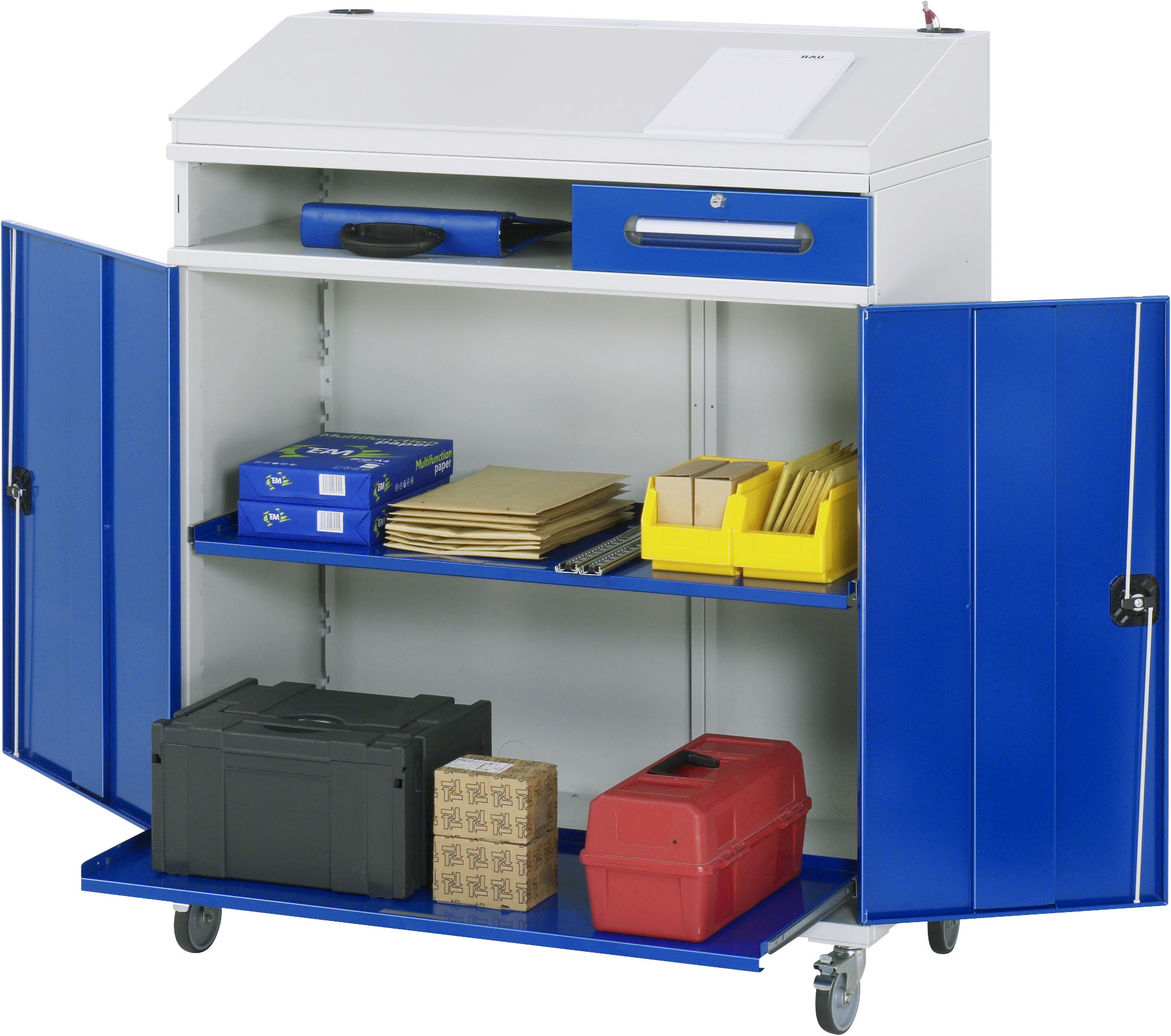 Beistellschrank-Stehpult Modell 05